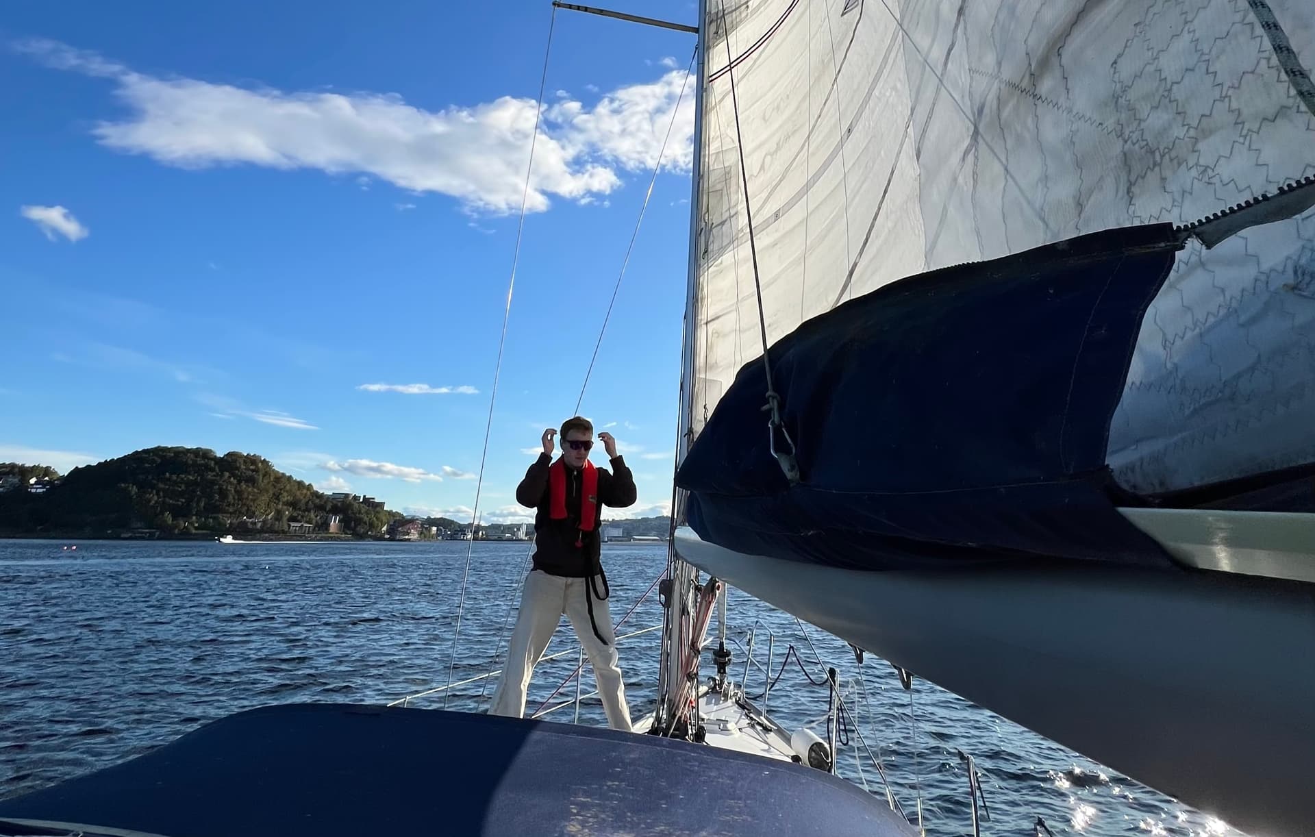Sailing on the Trondheimfjord