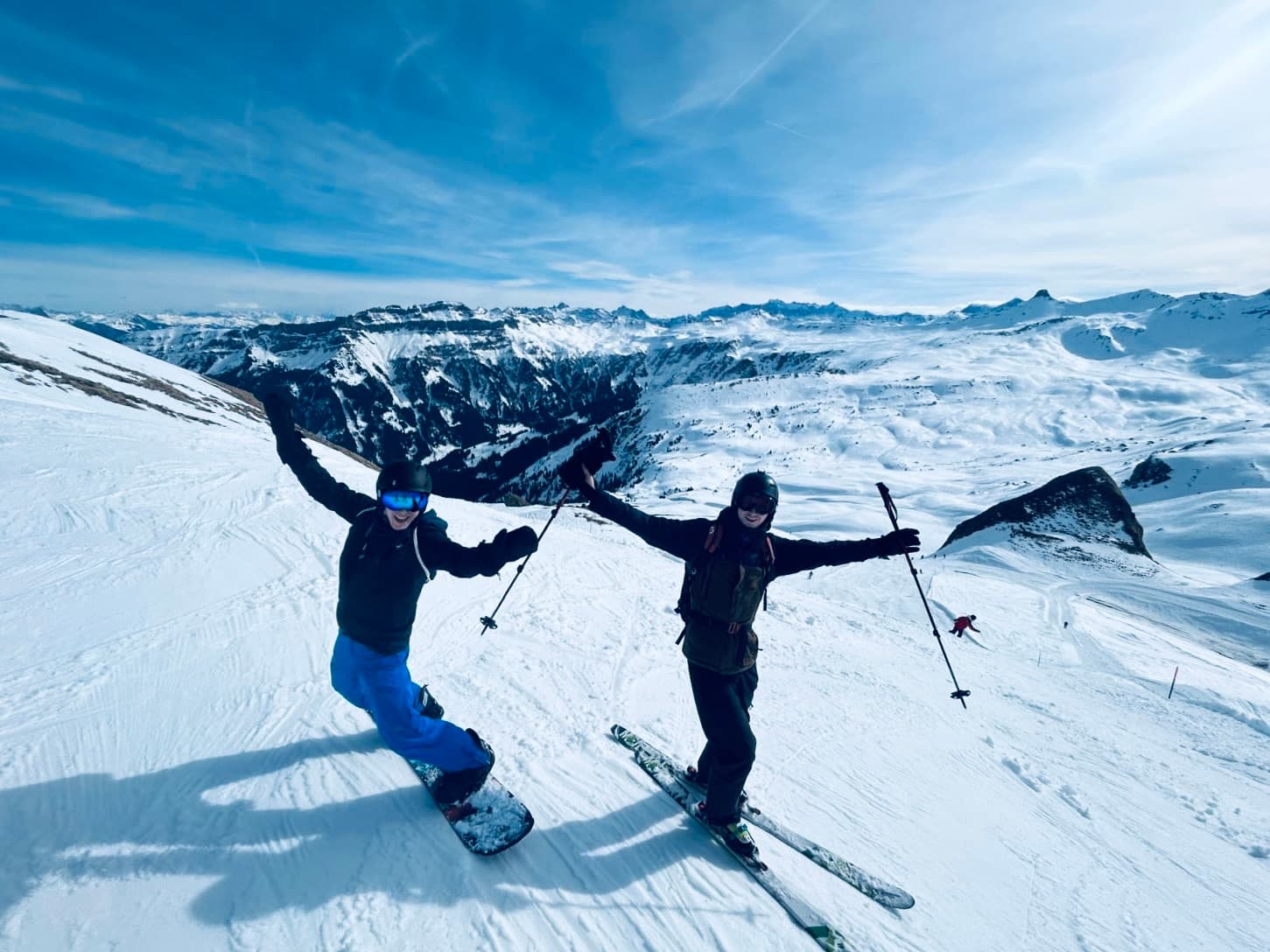 Snowboarding in Flumserberg